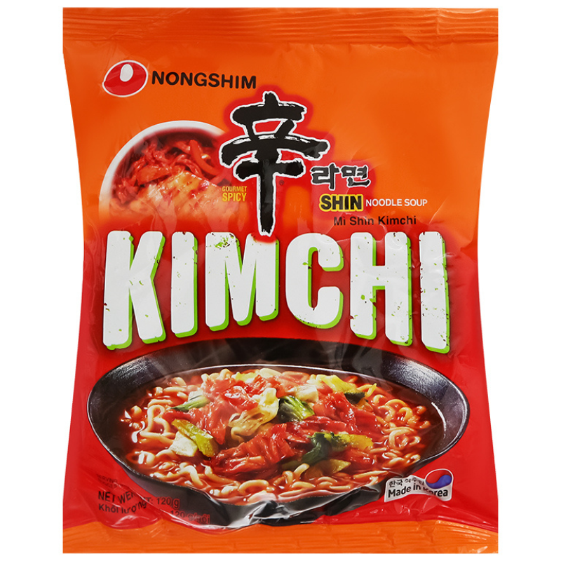 Mì Shin Kimchi Nongshim Gói 120G